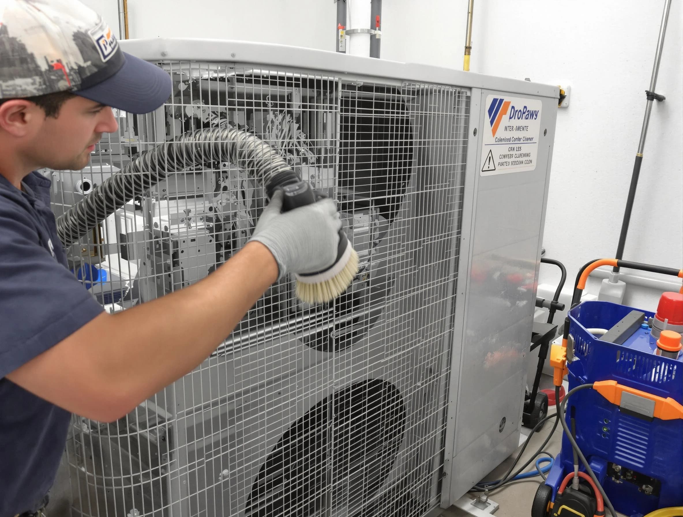 Dove Valley Air Duct Cleaning specialist performing precision AC coil cleaning for improved system performance in Dove Valley