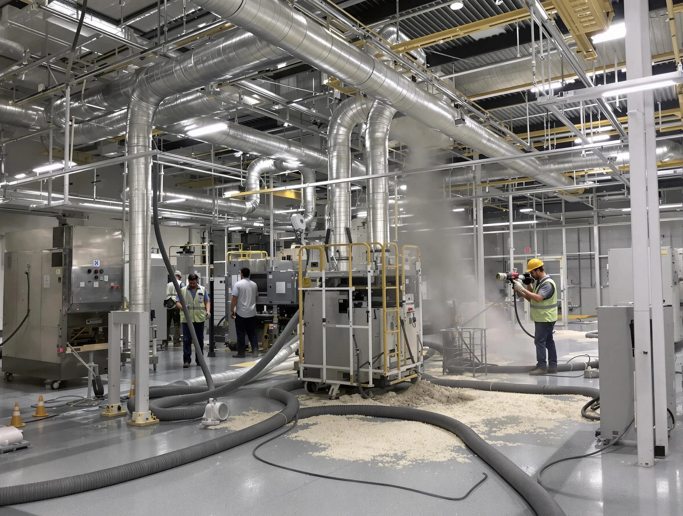 Heavy-duty industrial duct cleaning by Dove Valley Air Duct Cleaning in Dove Valley