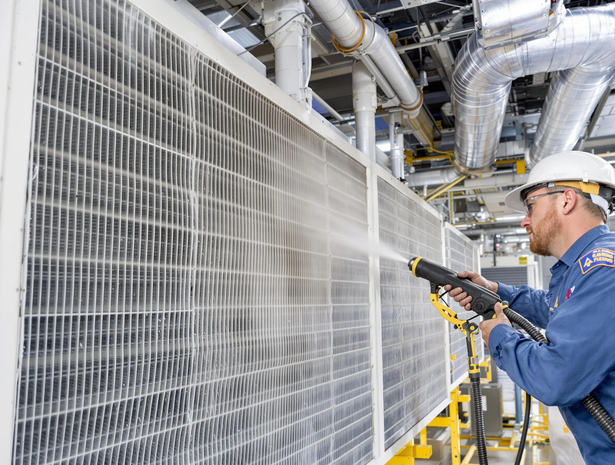 Professional commercial coil cleaning by Dove Valley Air Duct Cleaning in Dove Valley